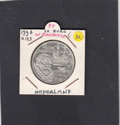 Beschrijving: 20 Euro WILLEM BARENTSZ